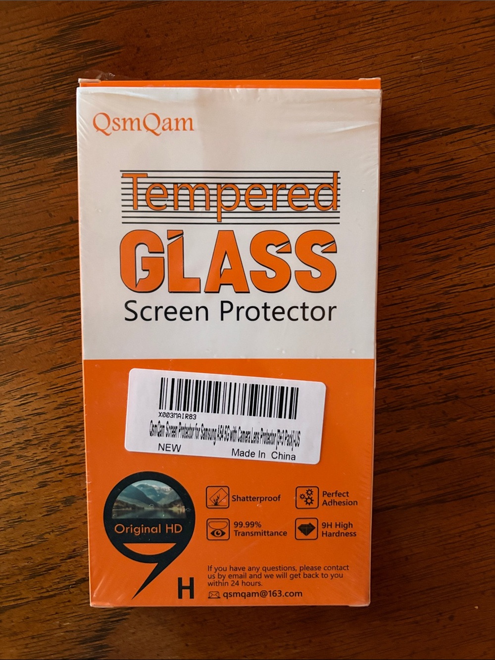 Tempered Glass Screen Protector - Orange